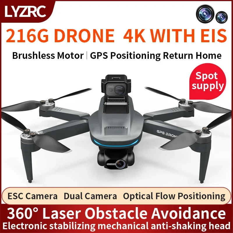 L200 PRO MAX Drone 4K 2-Axis P - Drone Racing Camera avaliação e preço