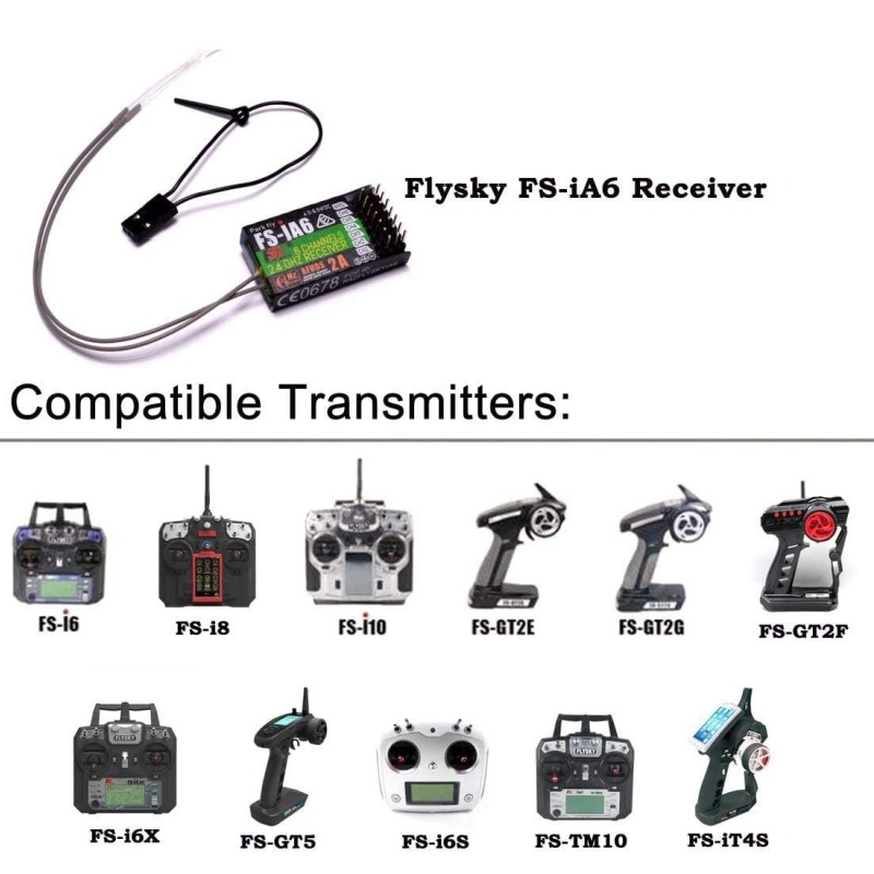 Flysky FS-IA6 Receiver 6CH Dua - Drone Racing Receiver avaliação e preço
