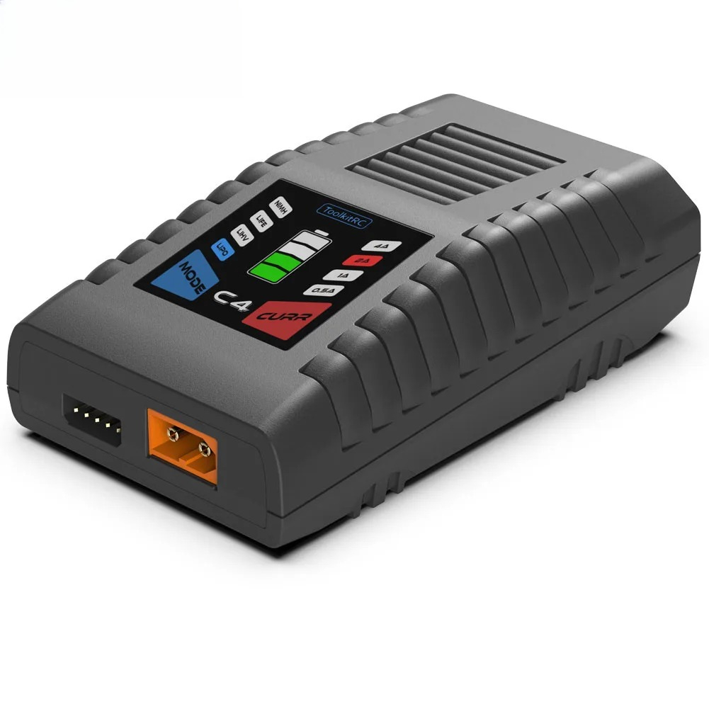ToolkitRC C4 Charger 50W 5A AC - Drone Racing Charger avaliação e preço