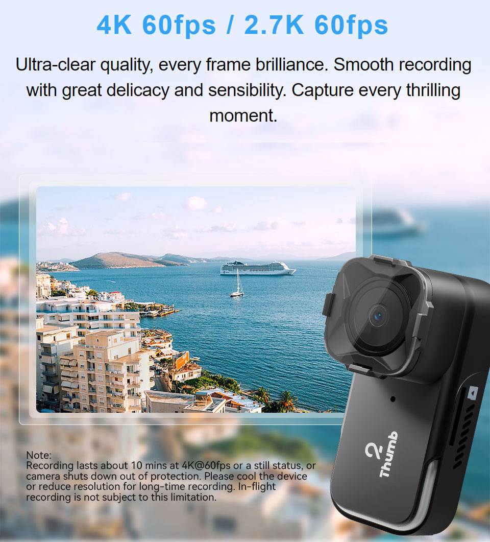 New Version RunCam Thumb 2 4K  - Drone Racing Camera avaliação e preço