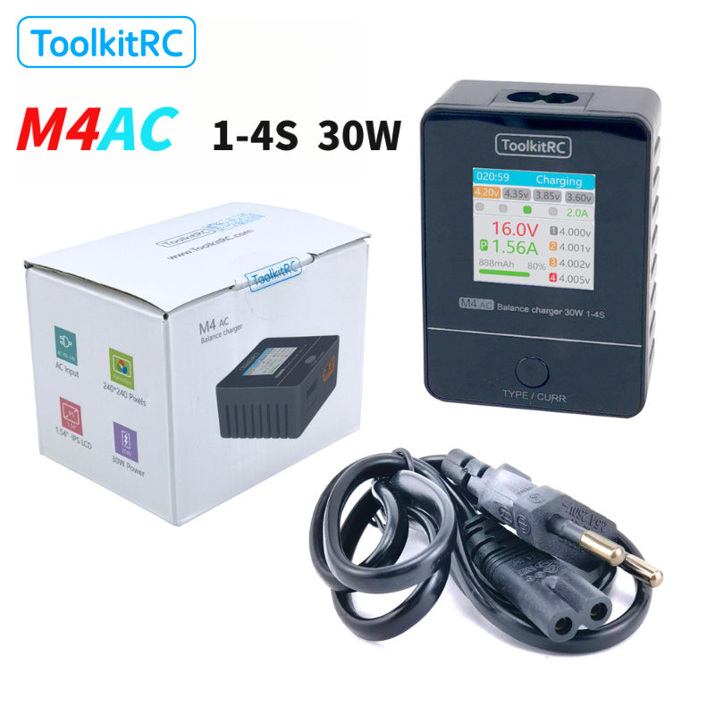ToolkitRC M4AC 1-4S Lipo LiHV  - Drone Racing Charger avaliação e preço