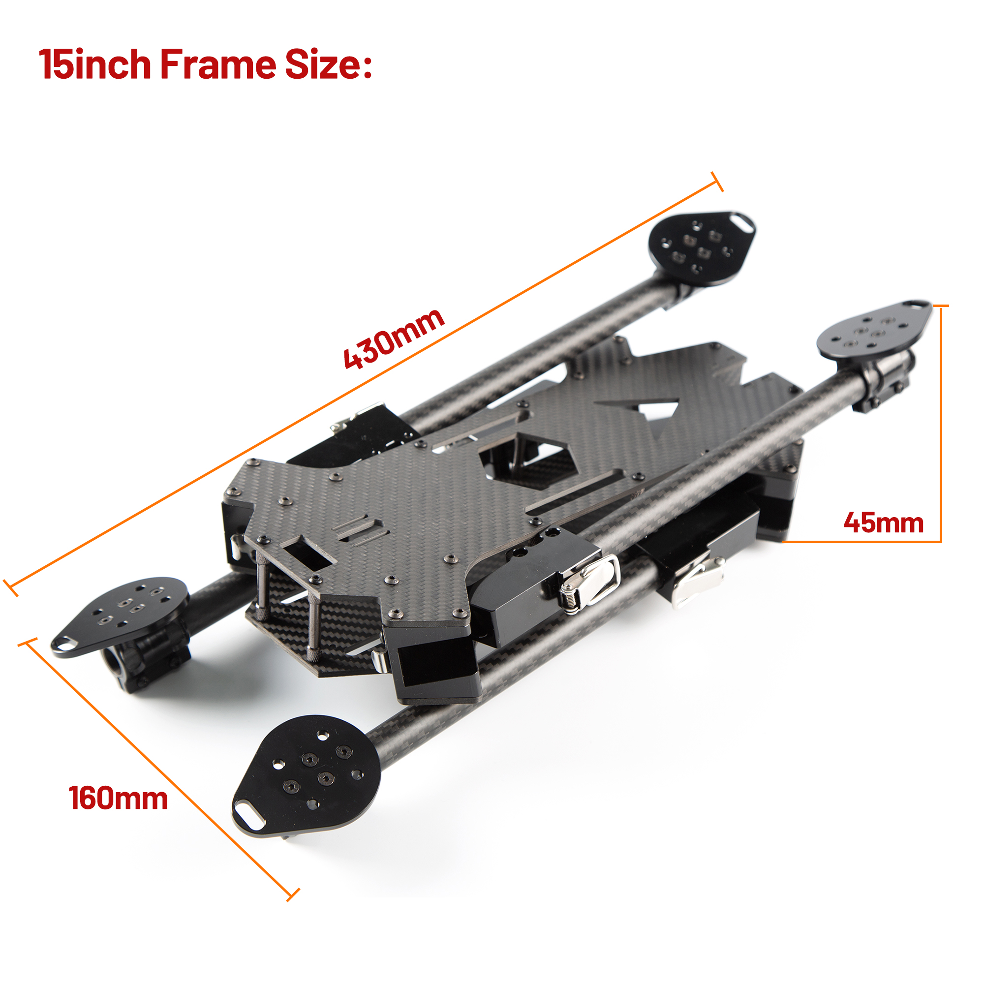 15inch /17inch FPV Carbon Fibe - Drone Racing Frame avaliação e preço