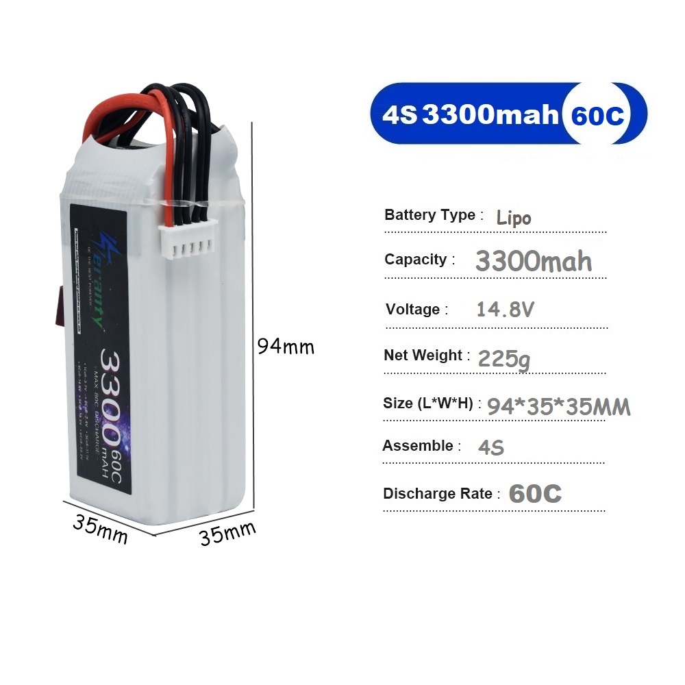 LiPo Rechargeable Battery 4S 3 - Drone Racing Battery avaliação e preço