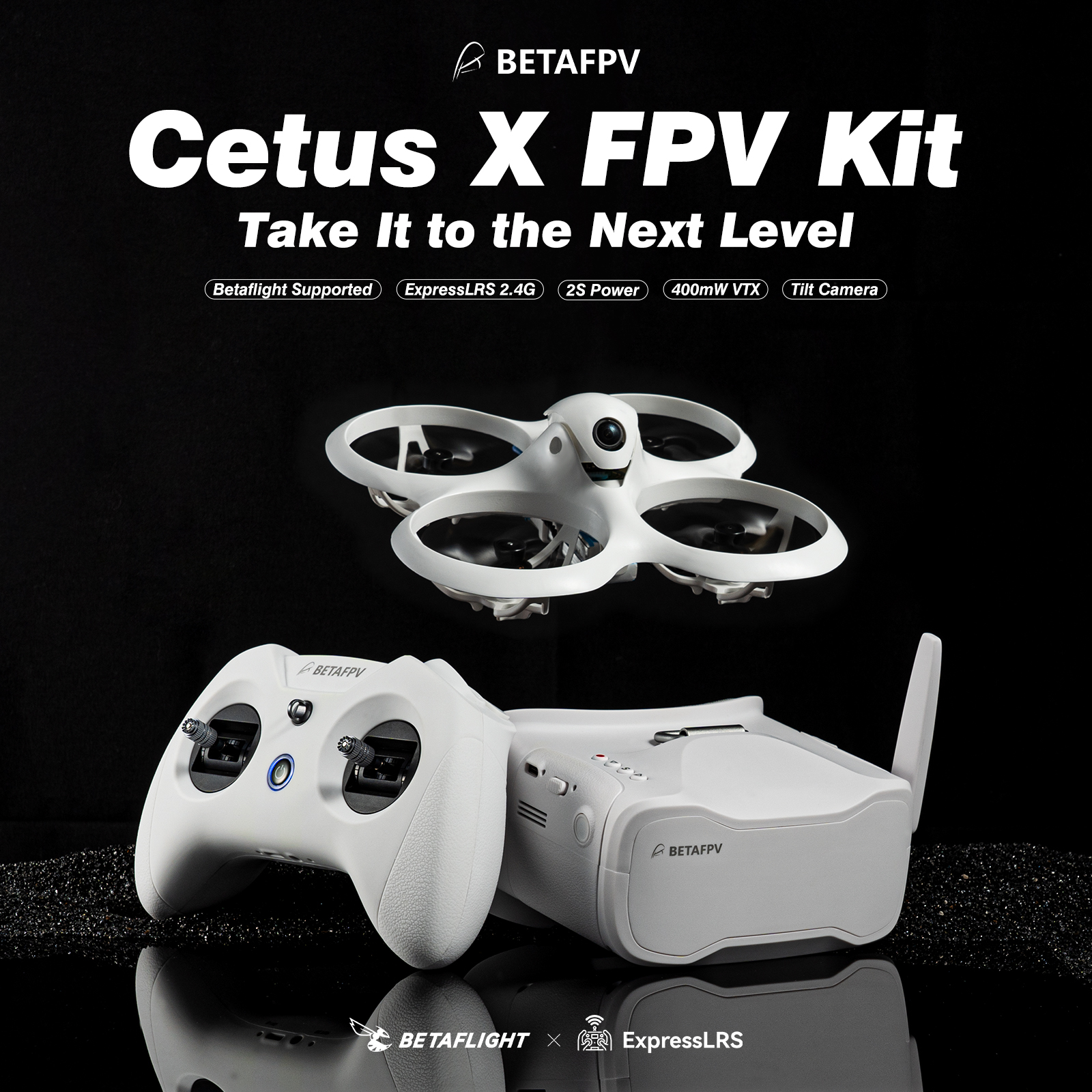 BETAFPV Cetus X FPV Kit Racing - Drone Racing Goggles avaliação e preço