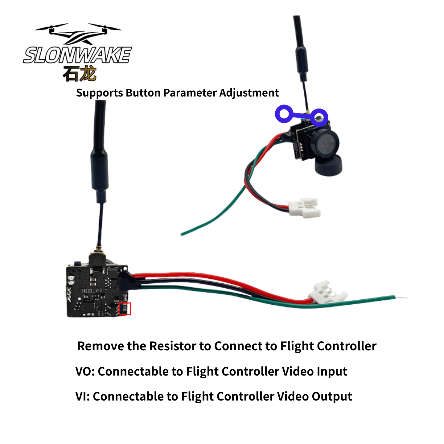 SLONWAKE 5.8G Analog Video Tra - Drone Racing Transmitter avaliação e preço