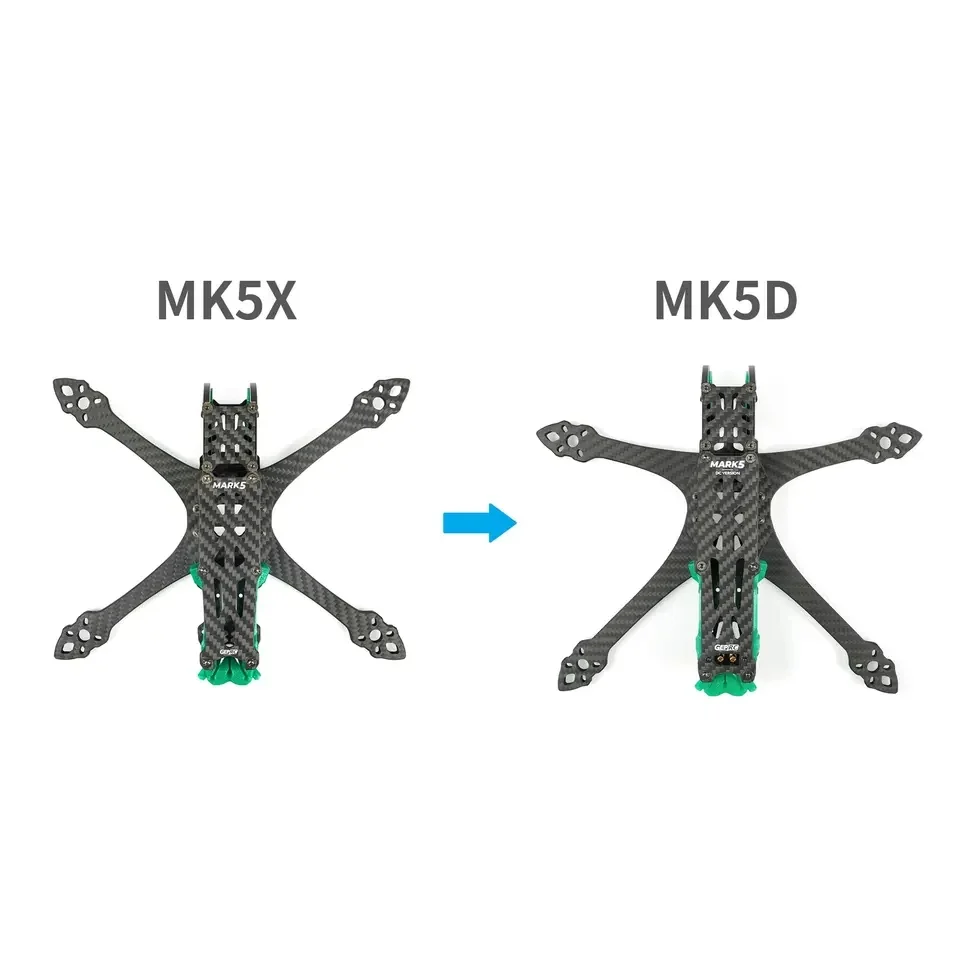 GEP-MK5D O3 MK5X to MK5D DeadC - Drone Racing Frame avaliação e preço