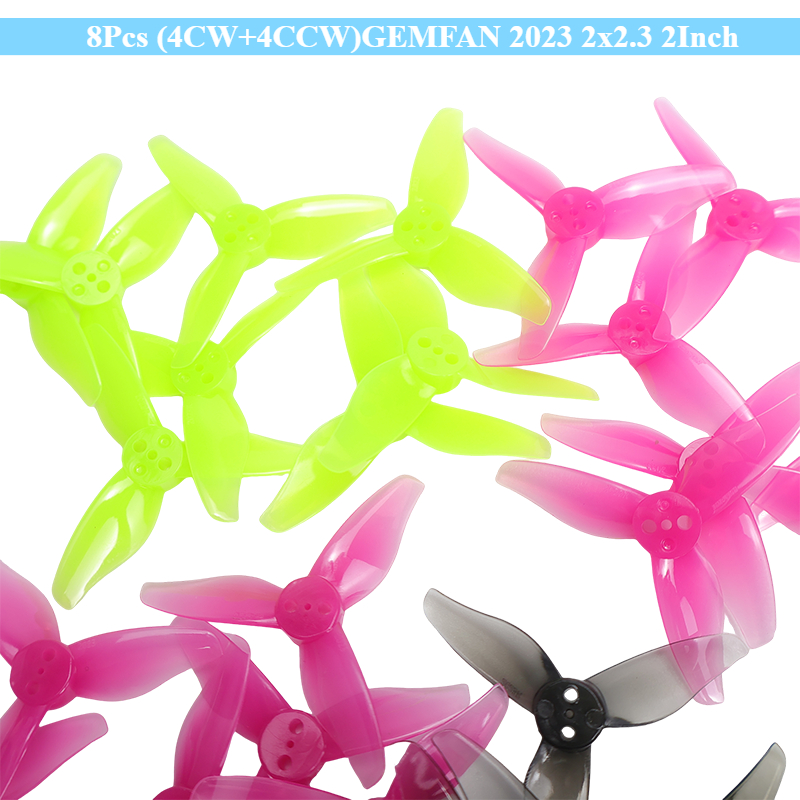 8Pcs (4CW+4CCW)GEMFAN 2023 2x2 - Drone Racing Gate avaliação e preço