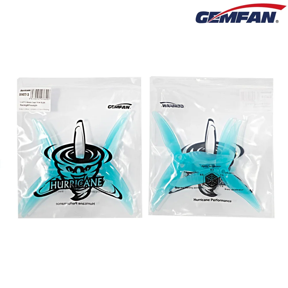 10Pairs (10CW + 10CCW) Gemfan  - Drone Racing Propeller avaliação e preço