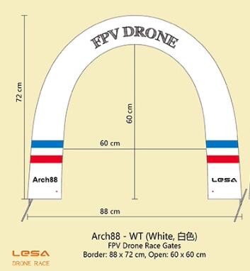 Arch88 Car Racing Gate Kit - 8 - Drone Racing Flag avaliação e preço