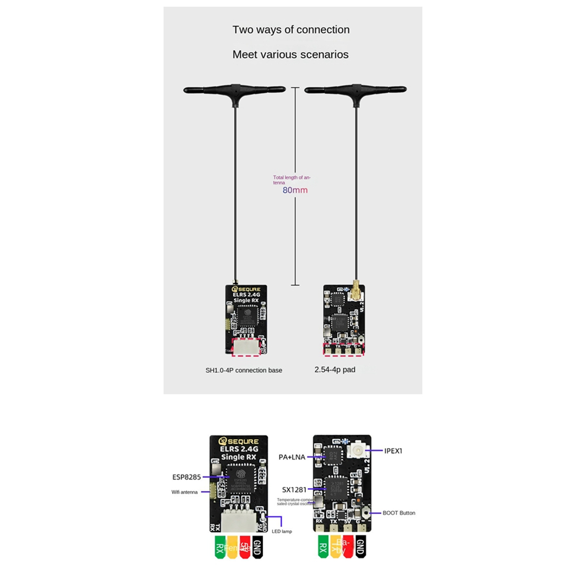 A56G-SEQURE ELRS 2.4GHz Single - Drone Racing Charger avaliação e preço