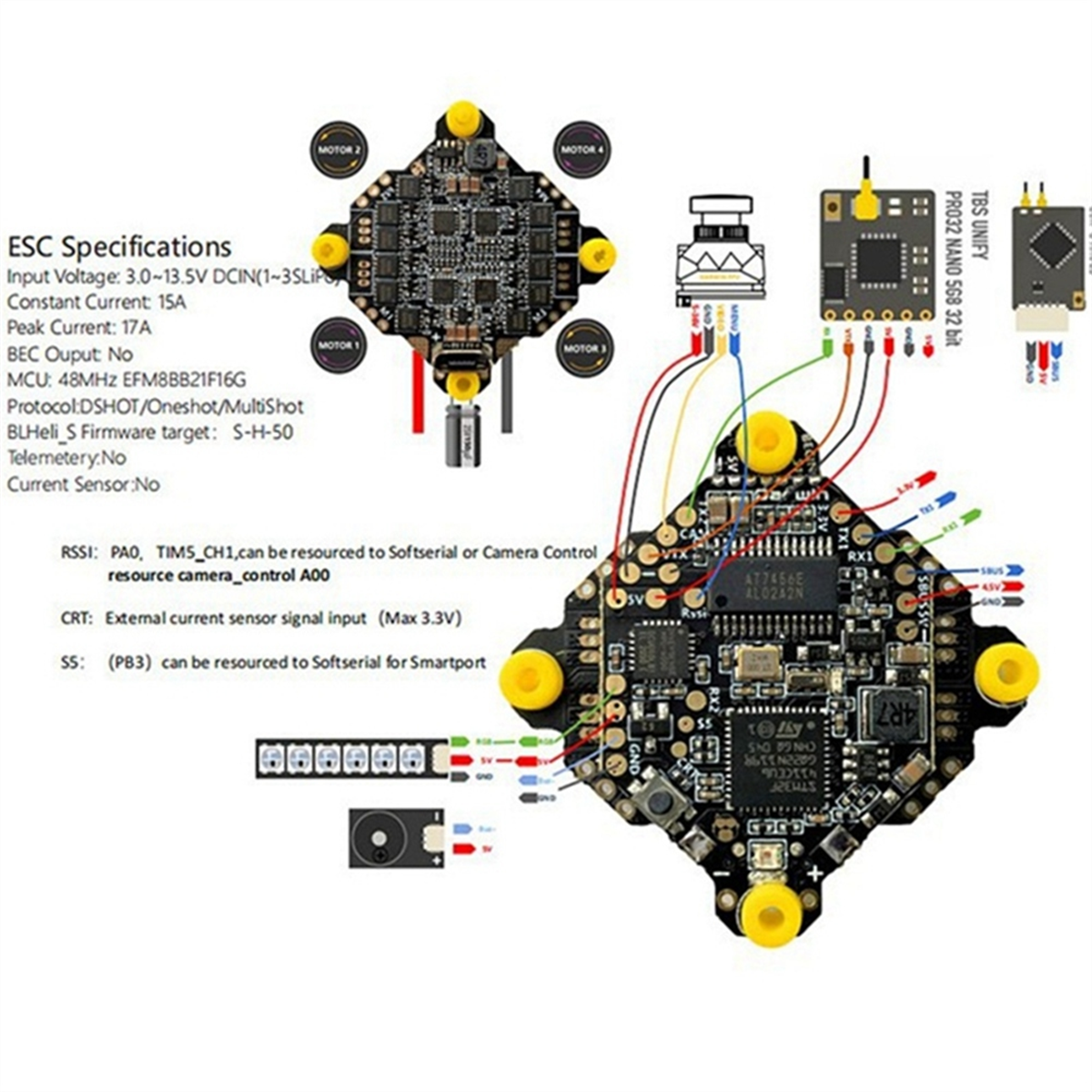 NEW F411 AIO Flight Controller - Drone Racing Charger avaliação e preço