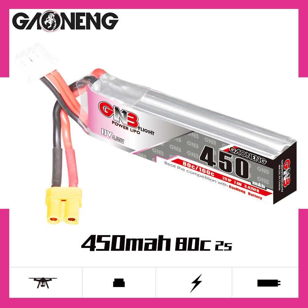 GNB LiPo Battery HV 2S 7.6V 45 - Drone Racing Battery avaliação e preço