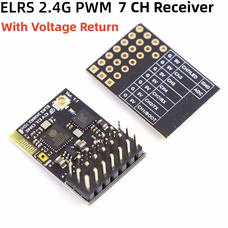 ELRS 2.4G PWM 7CH 6CH CRSF Rec - Drone Racing Receiver avaliação e preço
