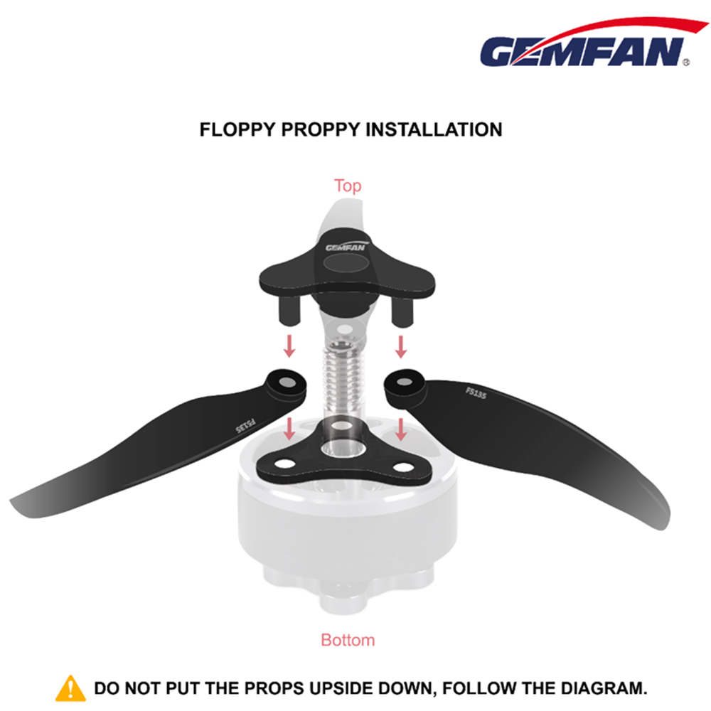 Folding Propeller 5135 Gemfan  - Drone Racing Esc avaliação e preço