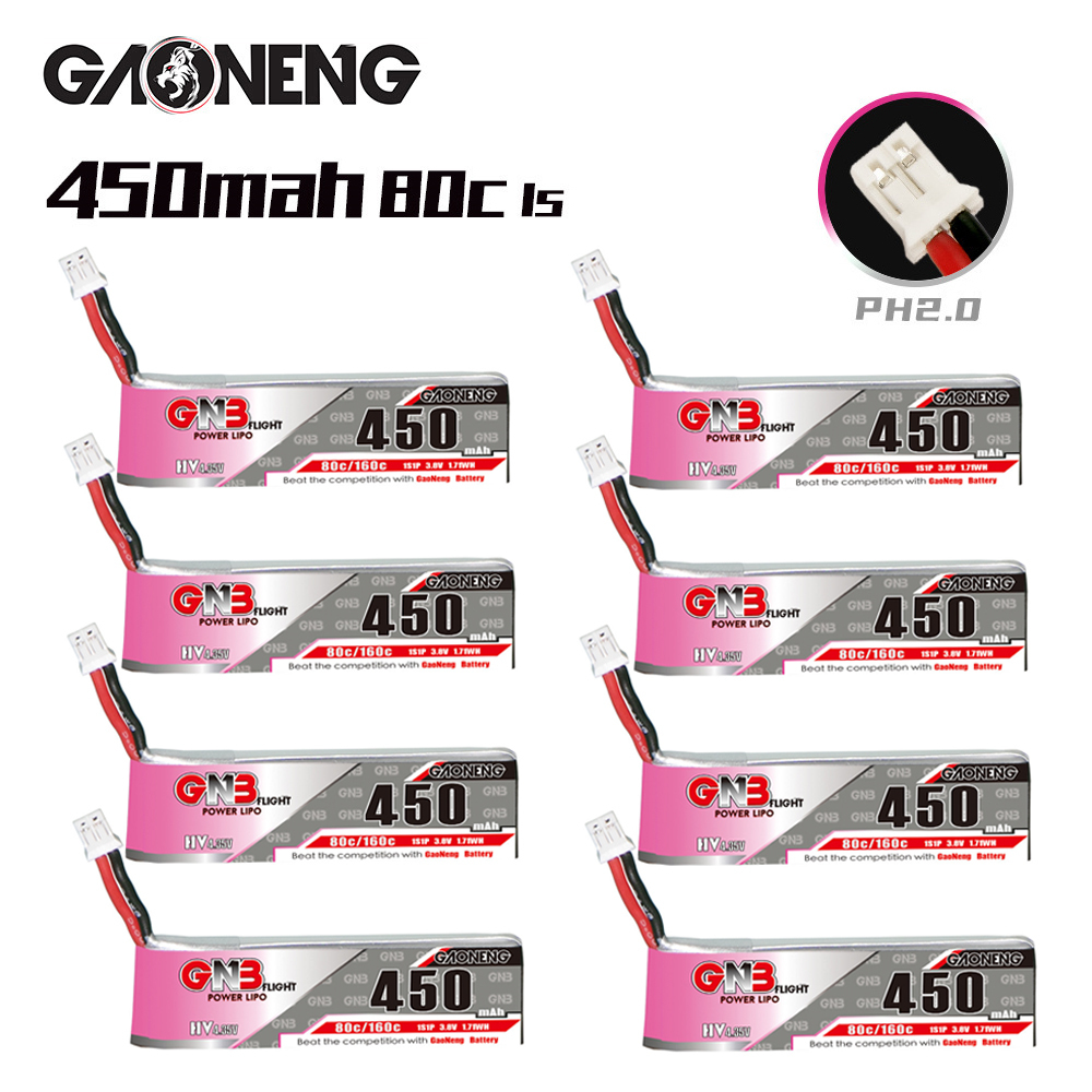 GNB HV 1S 3.8V 450mAh 80C/160C - Drone Racing Battery avaliação e preço