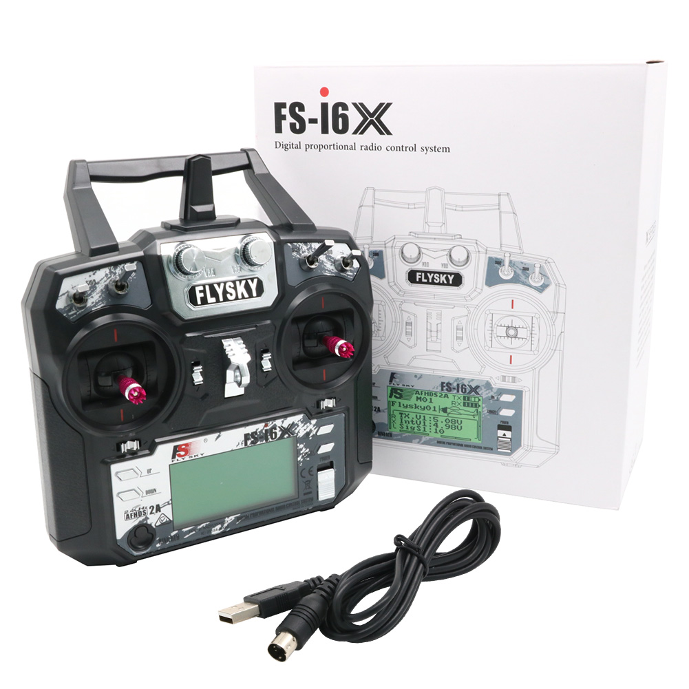 FLYSKY FS-i6X FS i6X 10CH 2.4G - Drone Racing Transmitter avaliação e preço
