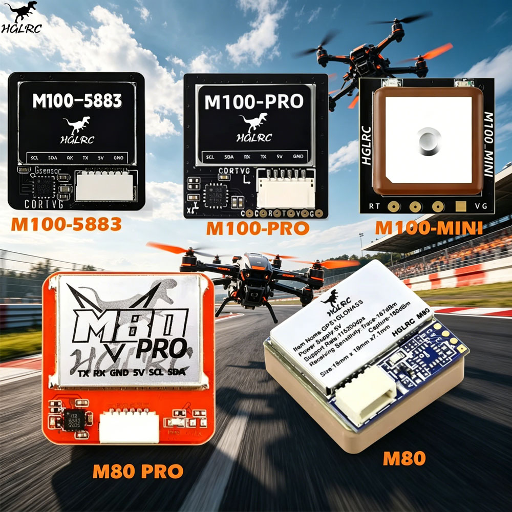 HGLRC M100-5883 GPS/ M100-PRO  - Drone Racing Flight Controller avaliação e preço