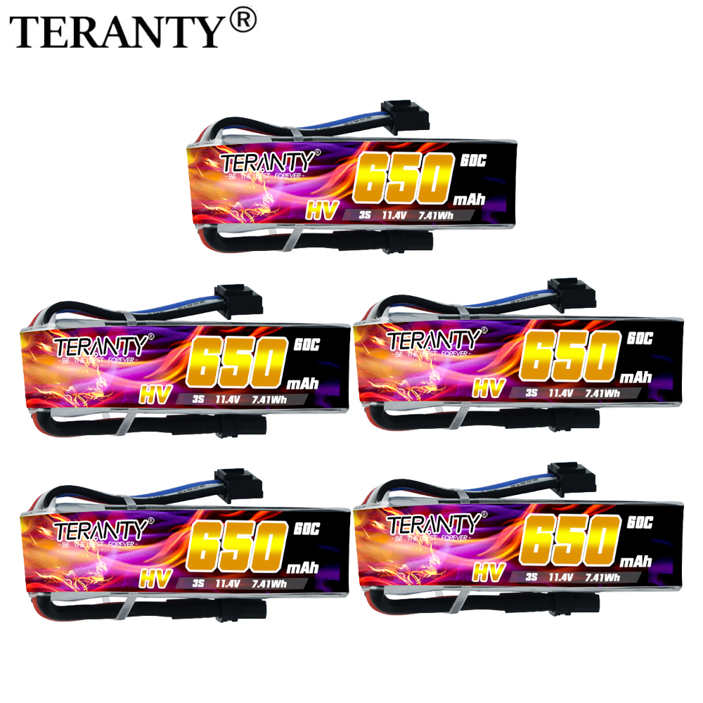 1/2/5/8pcs TERANTY 650mAh 3S 1 - Drone Racing Battery avaliação e preço