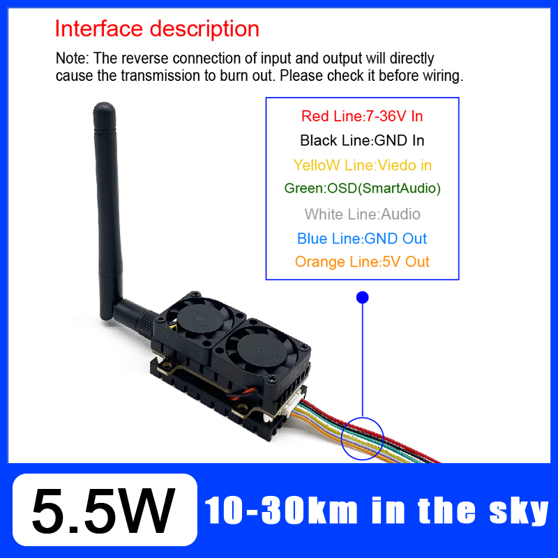 Long Range 5.8GHz 5.5W Video T - Drone Racing Frame avaliação e preço